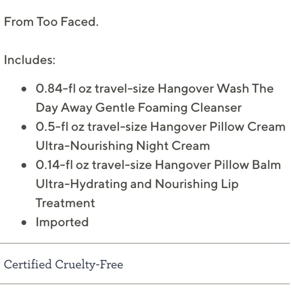 Too Faced Hangover RX Skincare Obsessions Set - Picture 16 of 16